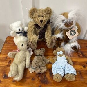 NWT Vintage Boyds Bears Plush Lot of 6